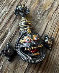 Image 4 of Yogananda Narasimha Pendant Silver/Goldplated 