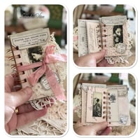 Image 13 of French Ephemera Box of lace samples and a lace sample snippet book