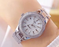 1pc Elegant Casual Luxurious Rhinestone Watch