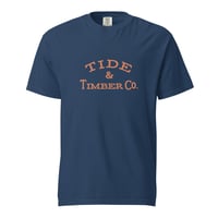 Image 4 of Tide & Timber Co. Yellowstone Cutthroat Trout - Unisex garment-dyed heavyweight t-shirt