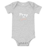 Image 4 of Pray in love -Baby short sleeve one piece