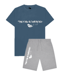 OG BASICS 3.0 NOIR BLU- SHORT & T SHIRT SET