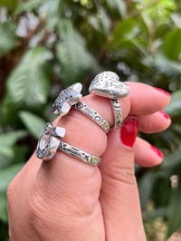 Image 2 of Sterling Silver Doodle Rings