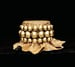 Image of Gold Matte (3) Strand Stretch Bracelets 