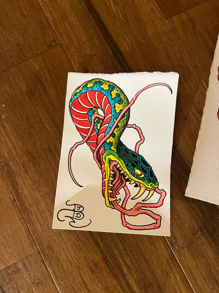 Image of Snake tongue 5x7