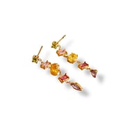 Image 2 of Gem drop earrings 