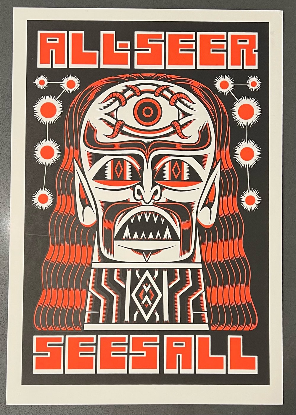 All-Seer silkscreen print 