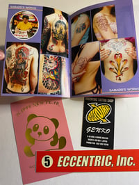 Image 1 of Vtg Japan Eccentric Tattoo lot Sabado, Genko 