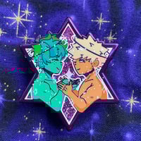 Image 4 of Shining Stars BakuDeku Enamel Pin