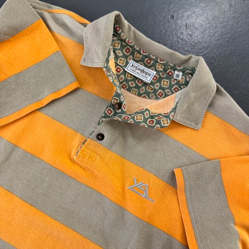 Image of 1980s YSL polo shirt, size small 