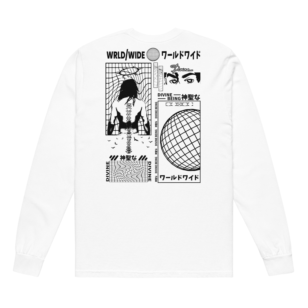 WORLDWIDE DIVINE Longsleeve (Black Print)