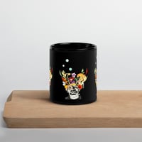 Image 1 of Frankenflower - Black Glossy Mug - 2 Size Options