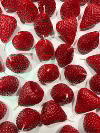 Image 1 of - BERRY CUTE - STRAWBERRY CANDLE PACK OF 6