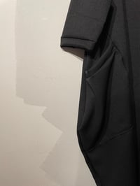 Image 17 of COCO - cocoon dress with pockets; non-stretch fabrics. 