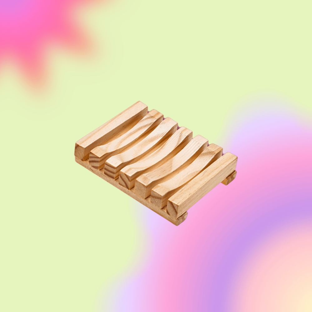 Image of Wooden Soap Dish Holder