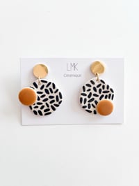 Paire de boucles d’oreilles céramique GALA + 1