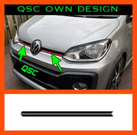 Image 1 of X2 Vw Up! Facelift Front Grill Colour Change Stickers 
