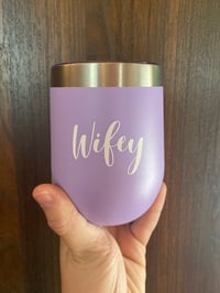 Image 1 of Custom wine glass 