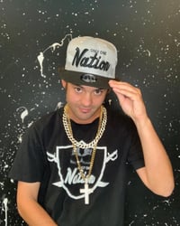 Image 3 of New Era Silver/Black camo snapback