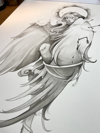 Image 2 of “Harpy” 2025 drawing ink, original 