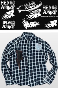 Image 1 of Forever flannel blue/white