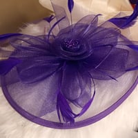 PURELY PURPLE FASCINATOR