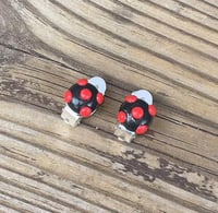 Image 3 of Akumatized Ladybug clip on earrings