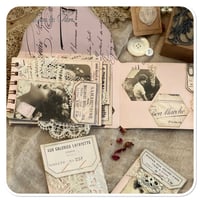 Image 11 of Vintage French envelope of lace samples and booklet