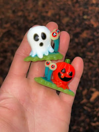 Image 1 of Halloween Gary Pendants (UV Reactive)