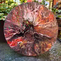 Image 1 of Dark Horse 12-inch Round Canvas