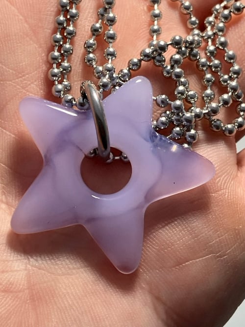 Image of milky purple star