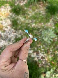 Image 3 of Turquoise/copper ring 
