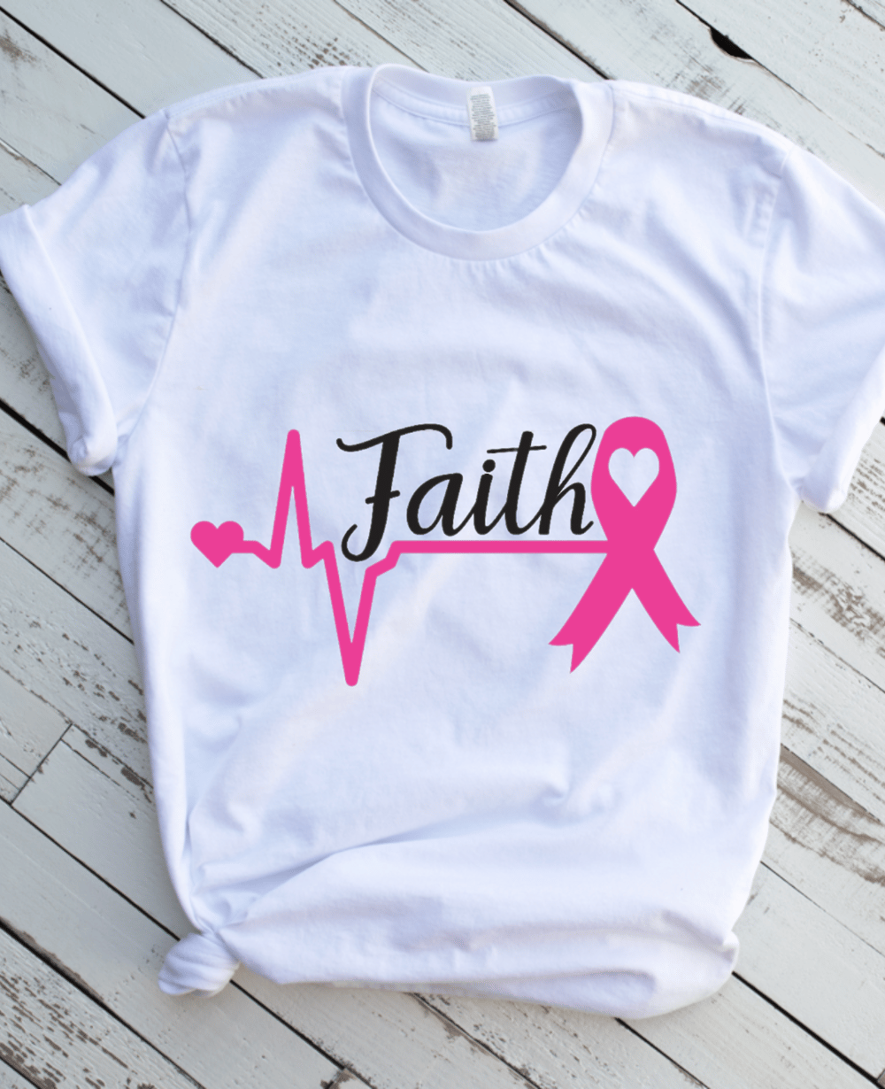 Image of đź’— Faith Cancer T-shirt
