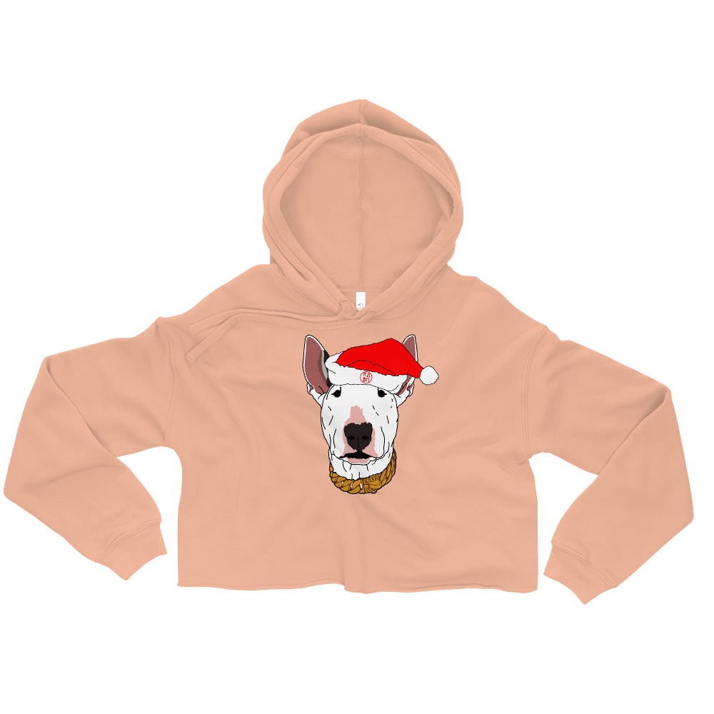 Image of SAUSO CLAUS CROP HOODIE