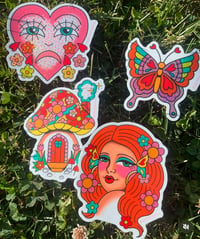 60s sticker set