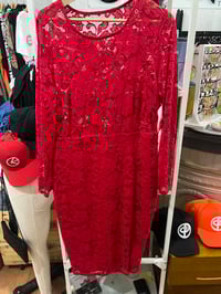 Image 1 of NWT red lace dress 