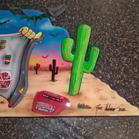 Image 4 of Hunter s thompson wood cutout 