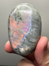 Image 1 of Sunset Labradorite Palm Stone #2885