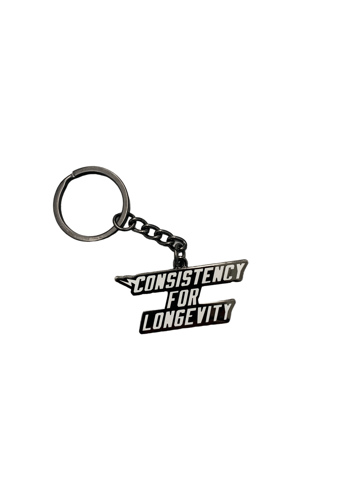 Image of Consistency For Longevity keychain 