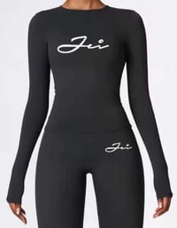 Black JEI Leggings Set 