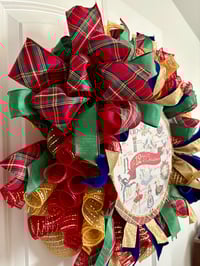 Image 4 of 24” 12 Days of Christmas Wreath 