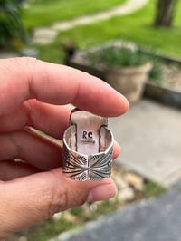 Image 5 of White Buffalo Stamped Statement Ring