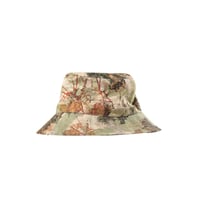 Image 1 of [UNISEX] BANGXGANJI X LOCO MOSQUITO REVERSIBLE CAMO BUCKET HAT (BROWN / GREEN)