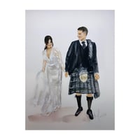 Image 2 of Custom Bride & Groom Commission 
