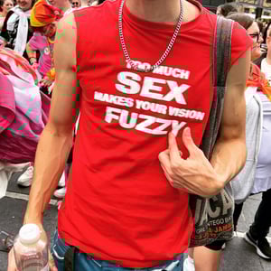 Image of TOO MUCH SEX - Red Tank
