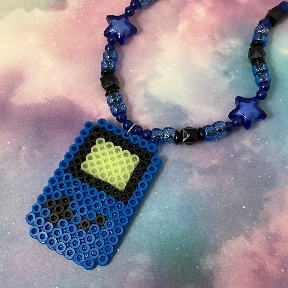 Image of GITD Gameboy Kandi Necklace
