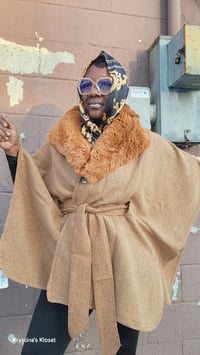 Image 3 of Camel Poncho 