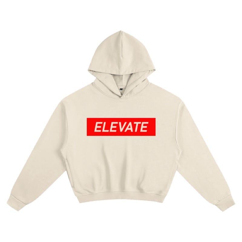 Image of Elevate Boxy Hoody- Apricot