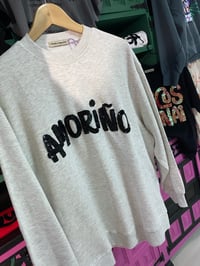 Image 3 of Suadoiro bordado a man. AMORIÑO GRIS. Talla S. En StOCK!