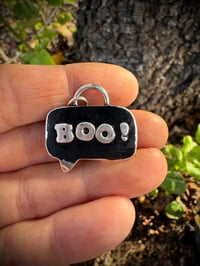 Image 1 of Reversible Boo! Aurora Opal Sterling Silver